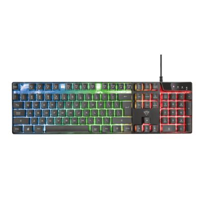 Trust GXT 838 Tastatur Maus enthalten USB QWERTY Italienisch Schwarz