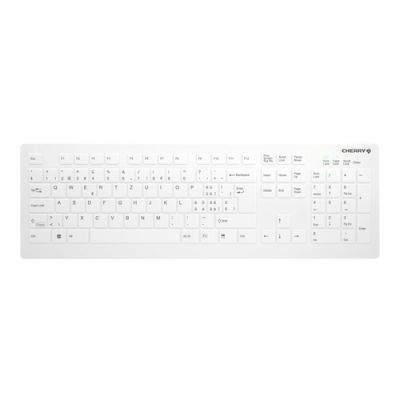 CHERRY AK-C8112 Tastatur RF Wireless QWERTZ Schweiz Weiß