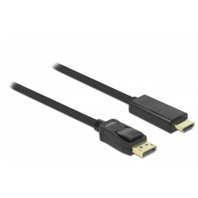DeLOCK 82435 Videokabel-Adapter 3 m HDMI Displayport Schwarz