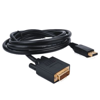 M-Cab DisplayPort 1.2 - DVI (24+1) Anschlusskabel, St/St, 2m, gold