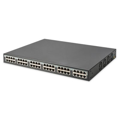 Digitus 24-Port Gigabit Ethernet PoE+ Injektor, 802.3af/at, 370 W