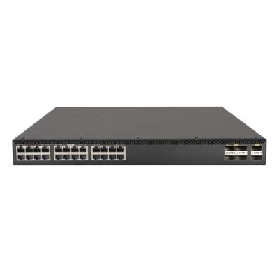 HPE FlexFabric 5710 24XGT 6QSFP+/2QSFP28 Managed L3 10G Ethernet (100/1000/10000) 1U Schwarz