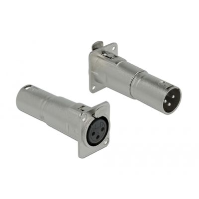 DeLOCK 86526 Drahtverbinder XLR Silber