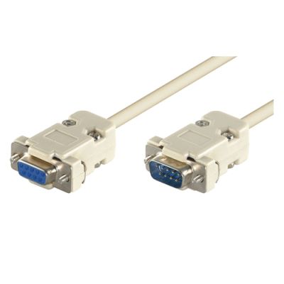 M-Cab Kabel Verl. Seriell, 2m, DSub 9p St/Bu