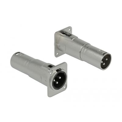 DeLOCK 86529 Drahtverbinder XLR Silber