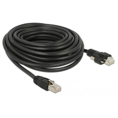 DeLOCK 85672 Netzwerkkabel Schwarz 10 m Cat6 S/FTP (S-STP)