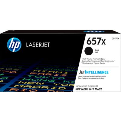 HP 657X Schwarz Original LaserJet Tonerkartusche mit hoher Reichweite