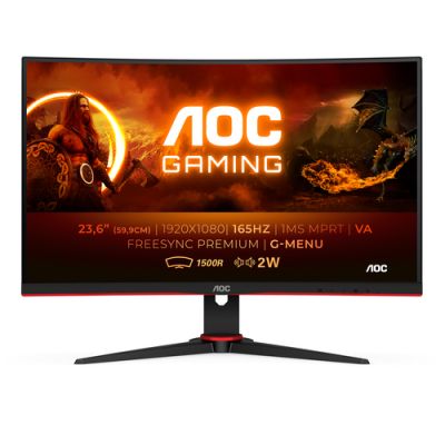 AOC G2 C24G2AE/BK Computerbildschirm 59,9 cm (23.6") 1920 x 1080 Pixel Full HD LED Schwarz, Rot