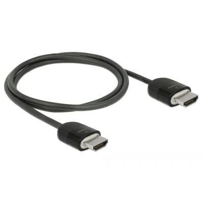 DeLOCK 84963 HDMI-Kabel 1 m HDMI Typ A (Standard) Schwarz