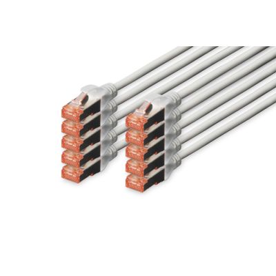 Digitus CAT 6 S/FTP Patchkabel, 10 Stück