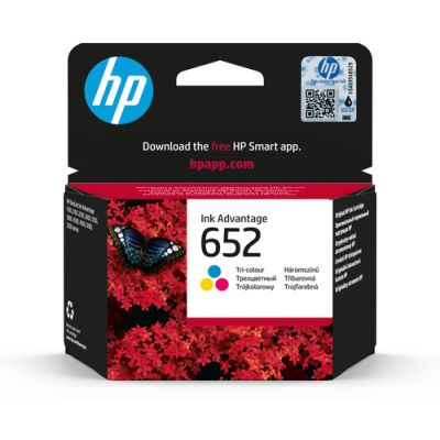 HP Original 652 Cyan/Magenta/Gelb Ink Advantage Tintenpatrone