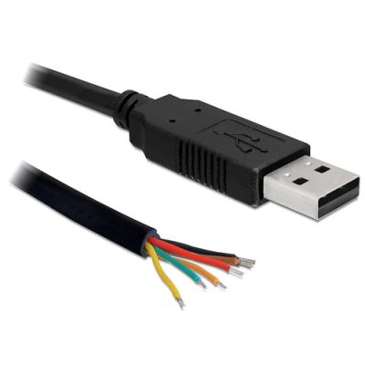 DeLOCK USB2.0/TTL 6 1.8m USB Kabel 1,8 m Schwarz