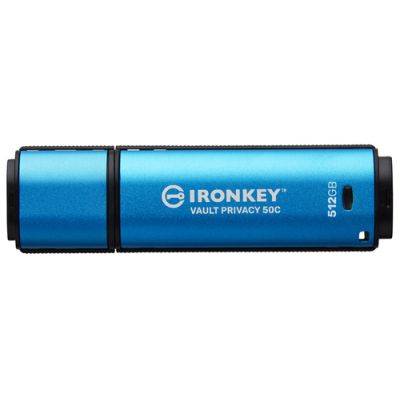 Kingston Technology IronKey 512GB USB-C Vault Privacy 50C AES-256 verschlüsselter, FIPS 197