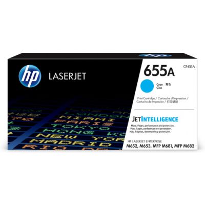 HP 655A Cyan Original LaserJet Tonerkartusche