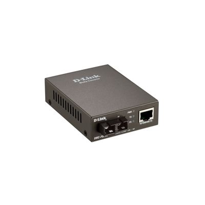 D-Link DMC-F02SC/E Netzwerk Medienkonverter 100 Mbit/s Schwarz