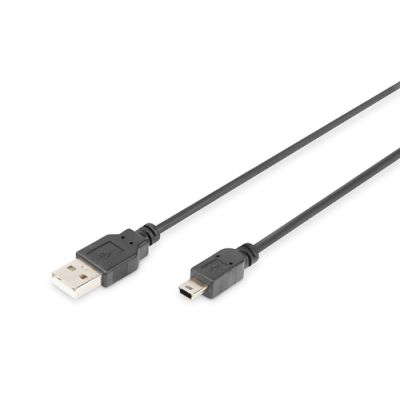 Digitus USB 2.0-Anschlusskabel, Typ A auf Mini B