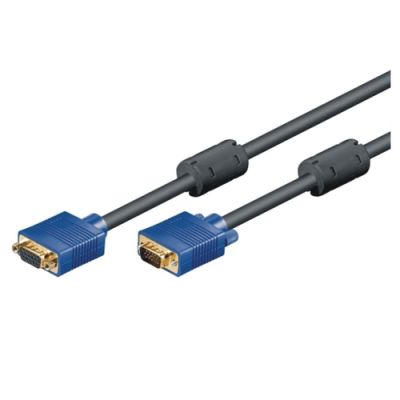 M-Cab SVGA Monitorverlängerungskabel - St/Bu - 5.0m - bk/bl /F