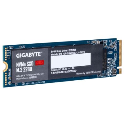 Gigabyte GP-GSM2NE3128GNTD Internes Solid State Drive M.2 128 GB PCI Express 3.0 NVMe
