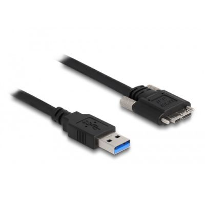 DeLOCK 87801 USB Kabel 3 m USB 3.2 Gen 1 (3.1 Gen 1) USB A Micro-USB B Schwarz