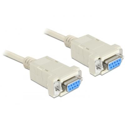 DeLOCK Sub-D9 3m Serien-Kabel Beige