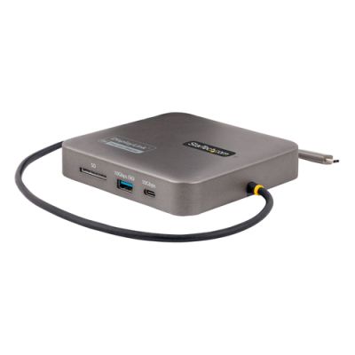 StarTech.com USB-C Multiport Adapter, Dual HDMI Video, 4K 60Hz, 2-Port USB-A/USB-C 10Gbps Hub, 100W PD, GbE,SD, 56cm Kabel, Reisedock, Dockingstation