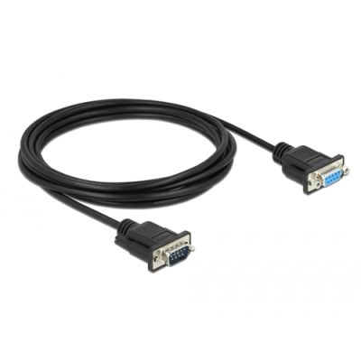 DeLOCK 86617 Serien-Kabel Schwarz 3 m RS-232