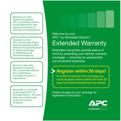 APC WBEXTWAR1YR-AC-03 Garantieverlängerung