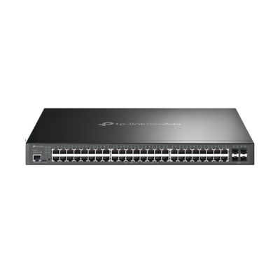 TP-Link Omada SG3452P Netzwerk-Switch Managed L2/L3 Gigabit Ethernet (10/100/1000) Power over Ethernet (PoE) 1U Schwarz