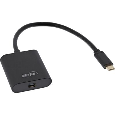 InLine USB Display Konverter, USB-C ST zu Mini DisplayPort 4K/60Hz, schwarz