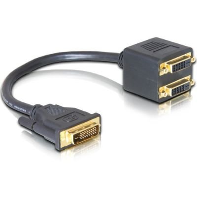 DeLOCK Adapter DVI25 St. zu 2x DVI25 B.