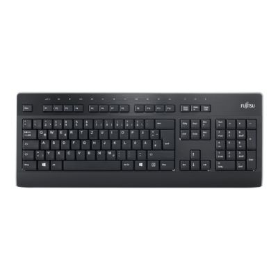 Fujitsu KB955 Tastatur USB QWERTZ Schweiz Schwarz