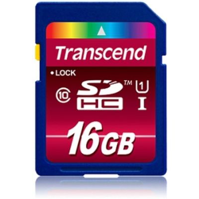 Transcend TS16GSDHC10U1 Speicherkarte 16 GB SDHC MLC Klasse 10