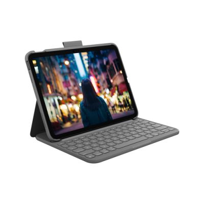 Logitech Slim Folio Grau Bluetooth QWERTZ Schweiz
