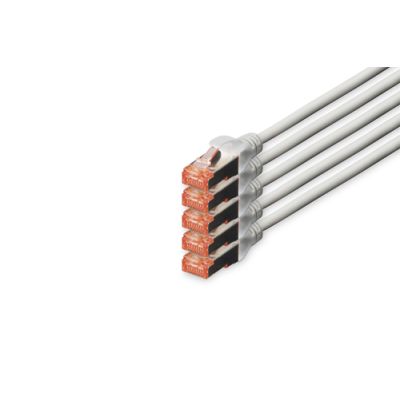 Digitus CAT 6 S/FTP Patchkabel, 5 Stück