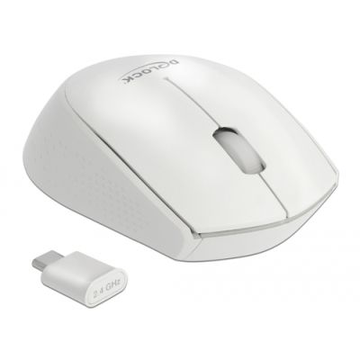 DeLOCK 12668 Maus Beidhändig RF Wireless Optisch 1000 DPI