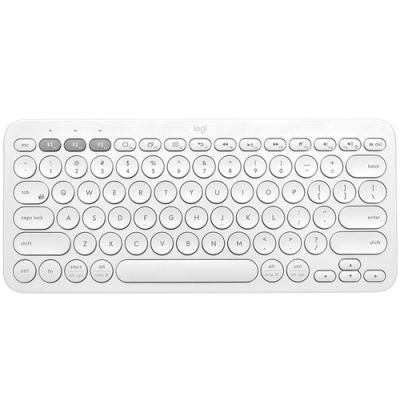 Logitech K380 Multi-Device Tastatur Bluetooth QWERTZ Deutsch Weiß