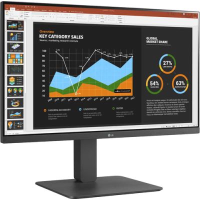 LG MONITOR 24BR550Y-C.AEU Computerbildschirm 60,5 cm (23.8") 1920 x 1080 Pixel Full HD LED Grau