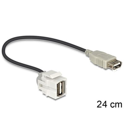 DeLOCK 86329 USB Kabel 0,24 m USB A Schwarz