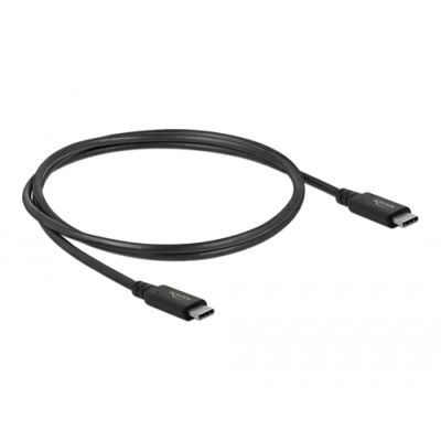 DeLOCK 86979 USB Kabel 0,8 m USB4 Gen 3x2 USB C Schwarz