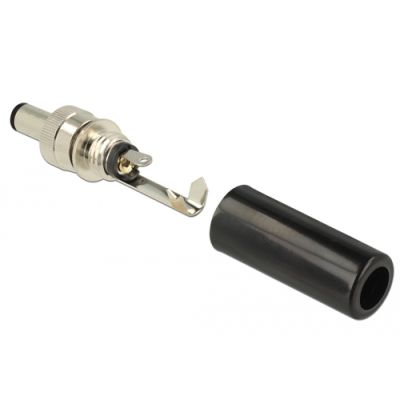DeLOCK 89915 Drahtverbinder DC Schwarz, Nickel