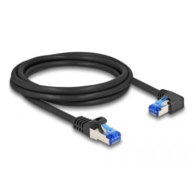 DeLOCK 80223 Netzwerkkabel Schwarz 2 m Cat6a S/FTP (S-STP)