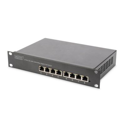 Digitus 8-Port Gigabit Netzwerkswitch, 10 Zoll, unmanaged