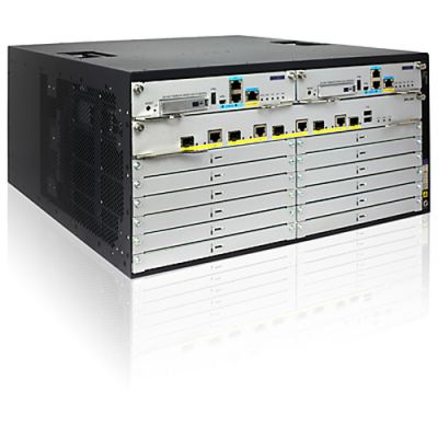 HPE FlexNetwork MSR4080 Kabelrouter Gigabit Ethernet Schwarz, Silber