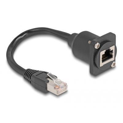 DeLOCK 87964 Netzwerkkabel Schwarz 20 m Cat5e S/UTP (STP)