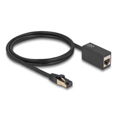 DeLOCK 87105 Netzwerkkabel Schwarz 1 m Cat8.1 S/FTP (S-STP)