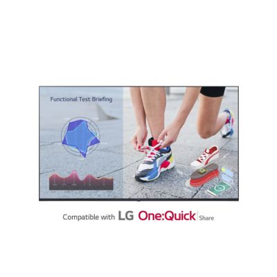 LG 55UL3J-M Signage-Display Digital Signage Flachbildschirm 139,7 cm (55") LCD WLAN 400 cd/m² 4K Ultra HD Blau Web OS 16/7