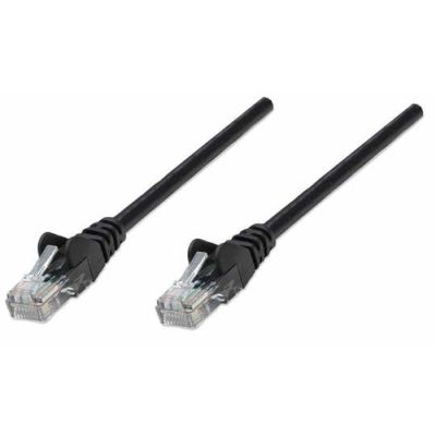 Intellinet Netzwerkkabel, Cat5e, U/UTP, CCA, Cat5e-kompatibel, RJ45-Stecker/RJ45-Stecker, 15,0 m, schwarz
