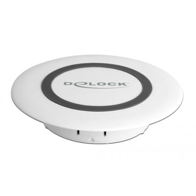 DeLOCK 65918 Ladegerät für Mobilgeräte Smartphone Weiß USB Kabelloses Aufladen Schnellladung Drinnen