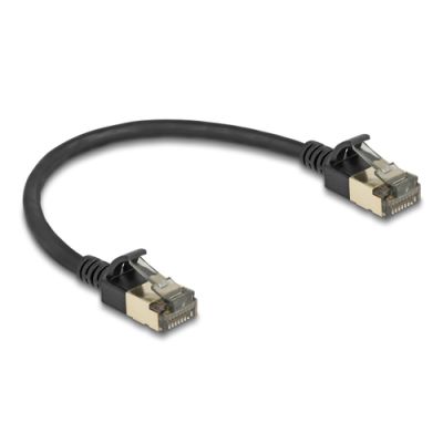 DeLOCK 80337 Netzwerkkabel Schwarz 0,25 m Cat8.1 F/FTP (FFTP)