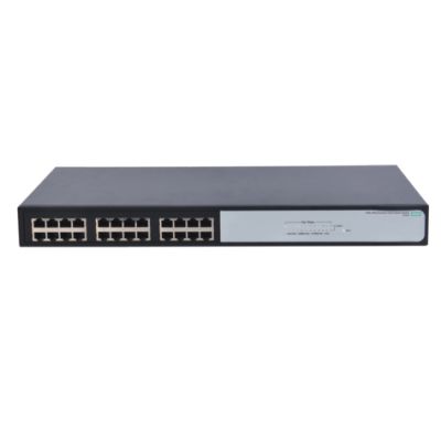 HPE OfficeConnect 1420 24G Unmanaged Gigabit Ethernet (10/100/1000) 1U Schwarz